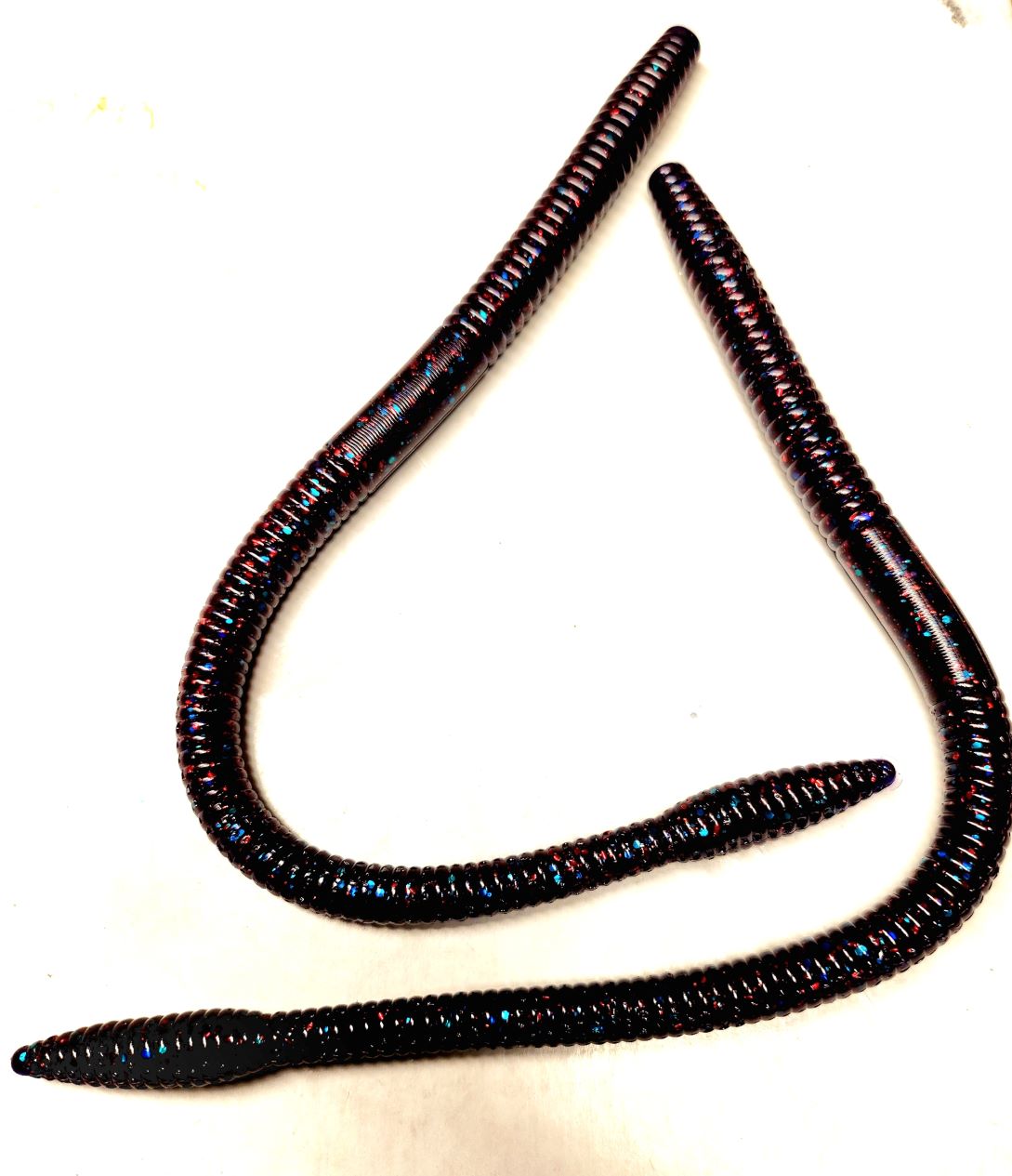 Soft plastic worm- 10 Inch you pick the color We call this 10 inch slab -  Get Hooked Magic Baits