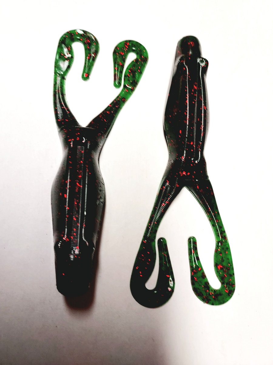 Soft plastic frog this 4 inch lily frog is amazing - Get Hooked Magic Baits