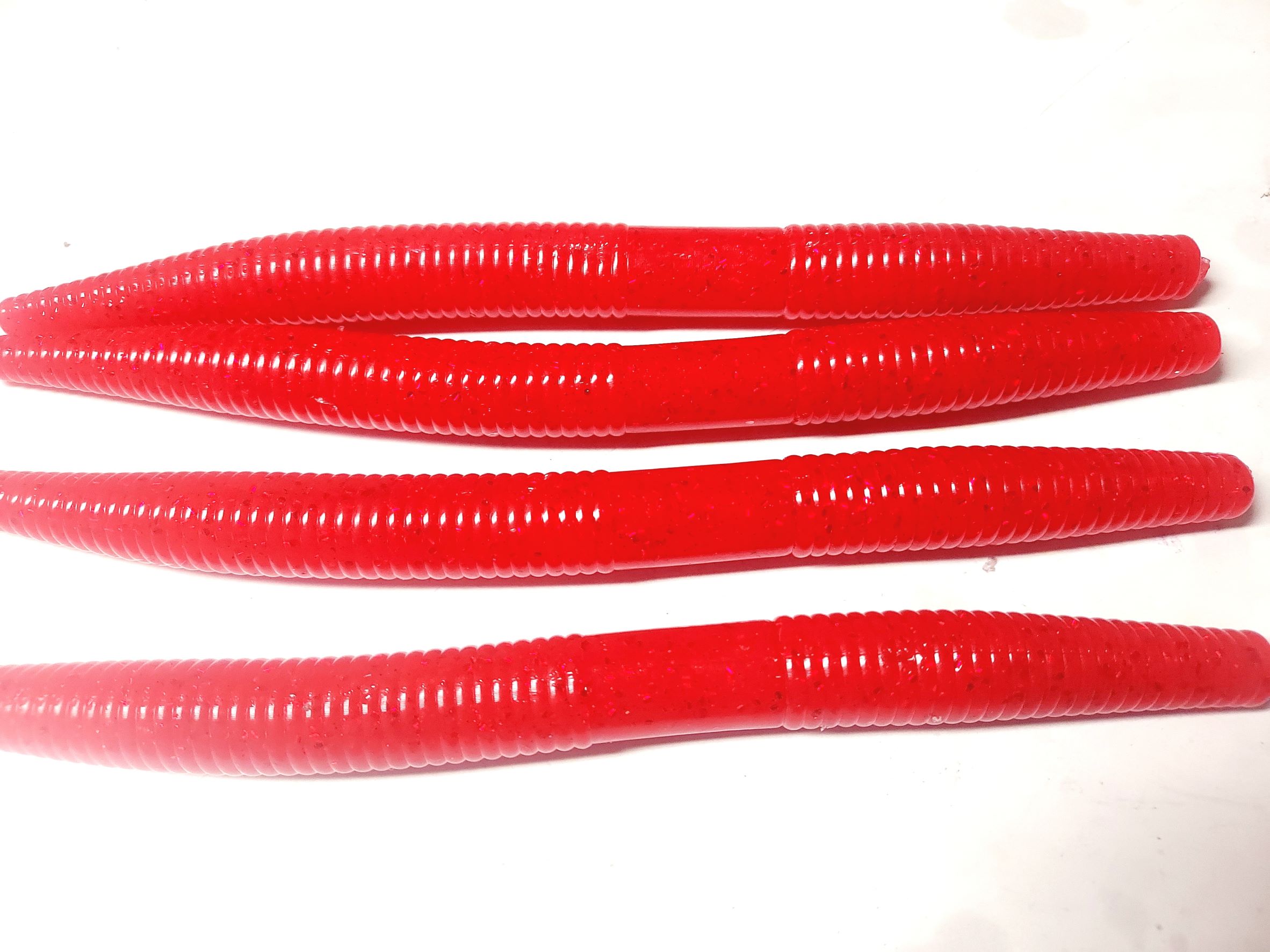 7 Inch Stick Bait Worm Bulk Lot Lures Fire Craw 7 Fishing Lures Lifelike  Sinking Plastic Soft Tackles Fishing Gear Angling Equipment Rigs Supplies