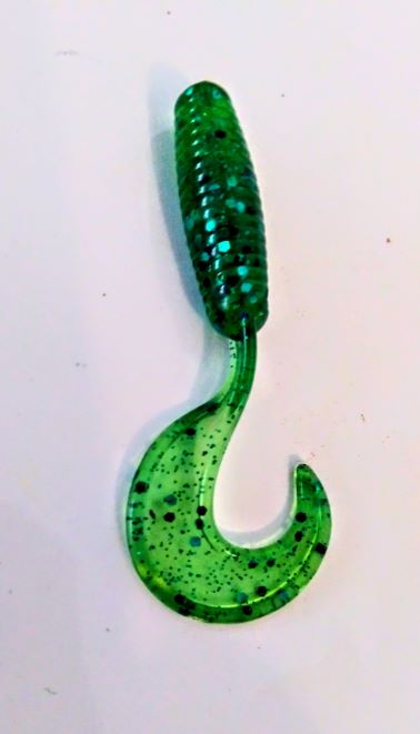 Grub soft plastic baitLucky charm This 2 inch Grub will get the job done  for crappie or bass fishing - Get Hooked Magic Baits