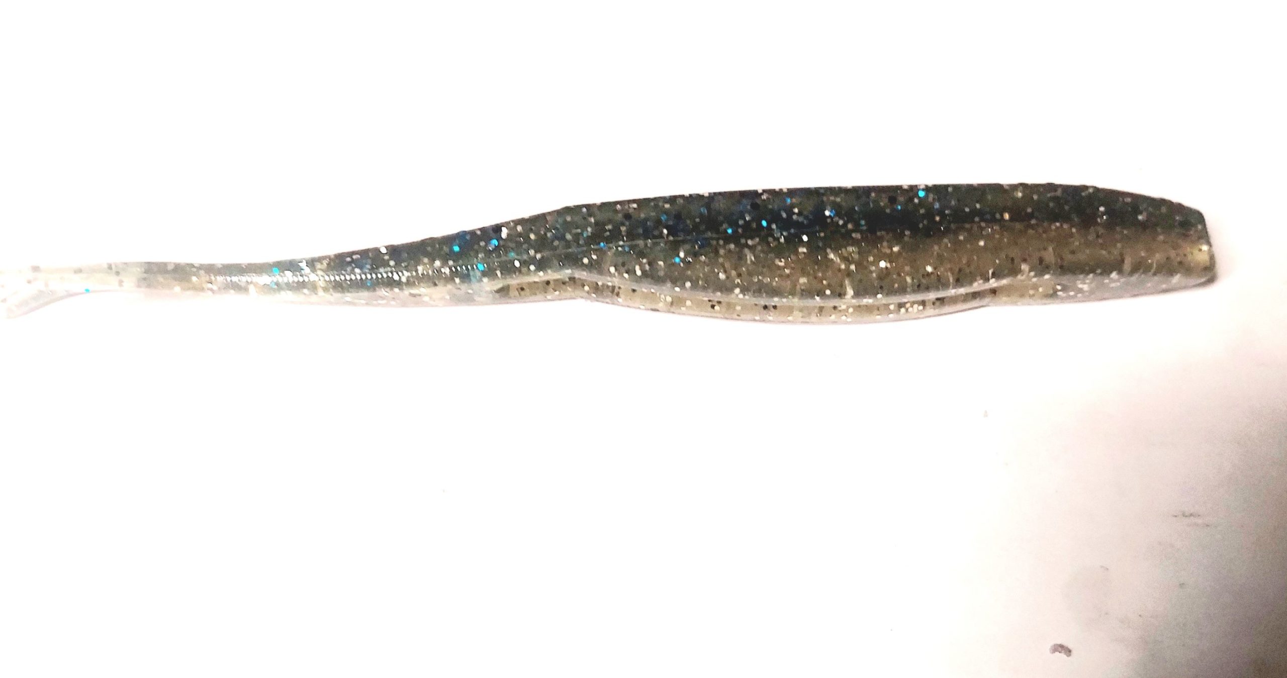 Jerk bait jointed bait soft plastic 5 1/4 inch Limited Edition color we  call spawner - Get Hooked Magic Baits