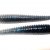 Swimbait Ribbed 3.3 inch Black & Blue Twisted Torpedo