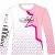 High PERFORMANCE shirts Ladies Pink and white scales Small no hood