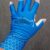 Blue scale fishing glove long XL