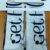 Arm Sleeves Multi Color Blue and white Get hooked Large